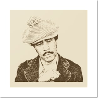 Richard Pryor Oldman Black Posters and Art